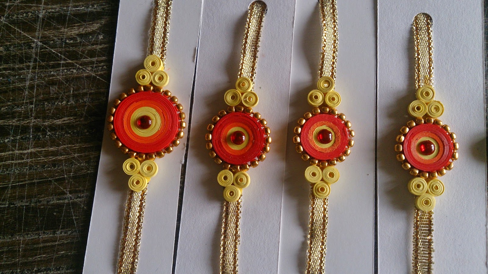 Love for Quilling Quilled Rakhi